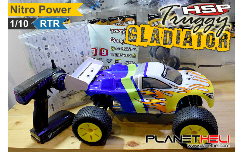 HSP RC Truggy GLADIATOR 4wd FULL Propo 1/10 Scale Nitro Power RTR Ready To Run with 2.4Ghz Remote Control